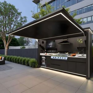 Cucina Esterna BBQ in Acciaio Inox - Set Completo di Lusso Personalizzato Resistente alle Intemperie per Giardino e Cortile - Product Image 4