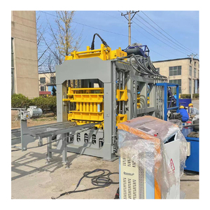 Máy làm gạch bê tông tự động QT8-15 220V, máy làm gạch lát liên kết, máy làm đá vỉa hè, máy làm gạch đặc - Product Image 2