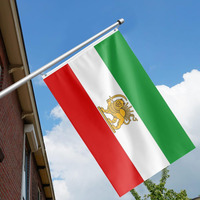 Drapeaux nationaux personnalisés 3x5FT, écologiques, durables, en polyester, impression numérique, drapeaux de tous les pays, mât de drapeau en aluminium, directement de l'usine