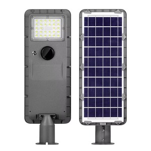 Farola Solar LED de Aluminio 5000K IP65 Impermeable con Sensor de Movimiento Integrado, Tipo III 300W - Product Image 2