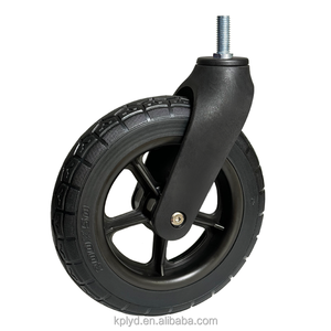 Alta qualidade 8 inch rodízios de borracha M12 * 30 rodízios Silenciosos Rodas dianteiras do carrinho de cadeira de rodas médica - Product Image 1