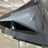 Tente de toit de voiture Relenso NOUVEAU style en aluminium alvéolé, coque rigide, double couche, échelle télescopique, quatre saisons, imperméable, installation rapide