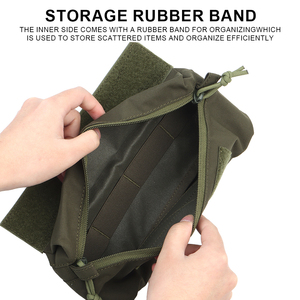 Bolsa Táctica Oxford Molle Verde para Supervivencia al Aire Libre, Botiquín de Primeros Auxilios sin Correa, Bolsa de Almacenamiento para Kit Médico de Emergencia EDC - Product Image 5