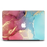 Coque pour ordinateur portable à impression marbrée pour MacBook M1 13 pouces A2337 A2338 Pro 14 pouces A2442