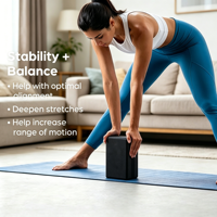 LXYYG-08 Blocs de Yoga et Pilates Antidérapants pour Étirements et Exercices, Idéaux pour la Gym et le Fitness