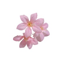 DREA DIY Décoration de fête de mariage Bouquet floral Décoration de gâteau à la maison Goutte d'eau Fleur artificielle de lys pour les occasions festives