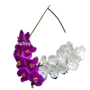 Groothandel goede kwaliteit kunstmatige latex real touch orchidee