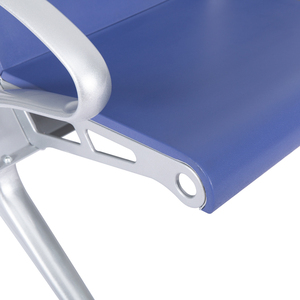 Silla de Espera para Aeropuerto de Poliuretano PU de Primera Calidad en Color Azul - Product Image 3