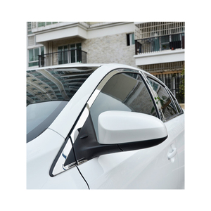 Decoración de adornos de ventana de coche de acero inoxidable para <span class=keywords><strong>Toyota</strong></span> VIOS <span class=keywords><strong>Yaris</strong></span> <span class=keywords><strong>2013</strong></span> 2014 2015 2016 2017 2018 2019 accesorios Kit de estilo automático - Product Image 1