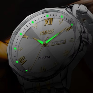 Mark Fairwhale 5120 Fashion Man <b>Watch</b> Quartz Wristwatch Date Week Luminous Waterproof <b>Watches</b> for Men - Product Image 6