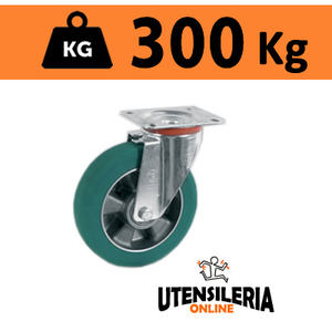 Roue TR-ROLL avec support rotatif léger NL capacité de charge 300Kg 62AL - Product Image 1