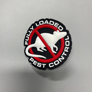 Özel Logo 3D yumuşak ısı basın kabartmalı silikon transferi Pvc özel kauçuk yamalar demir etiket üzerinde geri <span class=keywords><strong>Velcro</strong></span> için giysi - Product Image 2