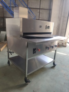 Horno Rotatorio Comercial de Gas <span class=keywords><strong>para</strong></span> Calentar, Antiadherente, de 80/120 cm, Equipo de Cocina de Gas Natural o GLP, Máquina <span class=keywords><strong>para</strong></span> <span class=keywords><strong>Hacer</strong></span> Crepas y Panqueques - Product Image 5
