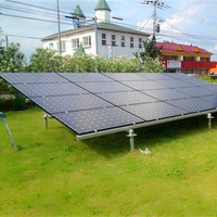 Support de montage au sol solaire en aluminium AL6005 T5 pour structure photovoltaïque, support pour installations utilitaires, fermes et terres ouvertes, réglable