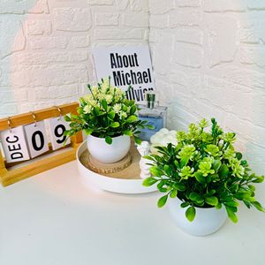 Plantes artificielles en pot Fuyuji, lotus, 15 cm, plastique PU, verdure décorative pour la maison, accessoires de mariage - Product Image 3