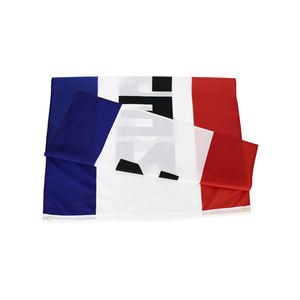 Pronto per la spedizione 100% poliestere 3 x5ft Stock rosso bianco blu benvenuto birra fredda bandiera aperta - Product Image 2