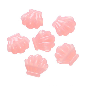 Acrylic <b>Shell</b> Beads With Holes Loose For Jewelry Making DIY Accessories Spring 2024 Yiwu Origin - Product Image 4