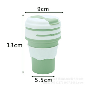 Foldable Water Cup 101-500ml Heat Resistant Travel Camping Outdoor Use - Product Image 5