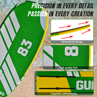 Planche de Pumping en Fibre de Carbone GY 83cm, Planche de Foil Verte, Paddle de Pumping Léger, Hydrofoil, Surf Wingfoil, Planche de Surf