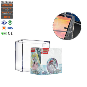 Caja Acrílica Moderna Extraíble con 3 Imanes en Cada Lado, Caja de Exhibición Acrílica Compatible con Etb Booster Box <span class=keywords><strong>R</strong></span> Beam - Product Image 1