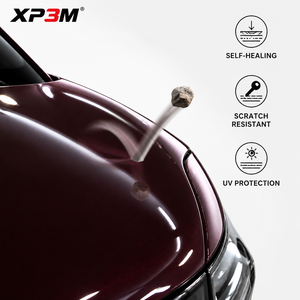 ฟิล์มใสกันรอยรถยนต์ XP3M สีแดงเบอร์กันดี เงา OEM TPU ความหนา 7.5 มิล ซ่อมแซมตัวเองได้ ป้องกันรอยขีดข่วน ป้องกันสีเหลือง ขนาด 1.52x15 เมตร - Product Image 2