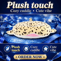 Coussin en peluche Requin multifonctionnel et sûr de 16 pouces pour le sommeil, le camping et l'allaitement - Conception ergonomique portable - Vente en gros