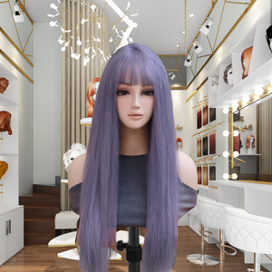 Full Lace <b>Wig</b> for Women Virgin Hair Grade <b>Glueless</b> HD Lace Cap Custom Color with Natural Hairline From Ho Chi Minh City - Product Image 3