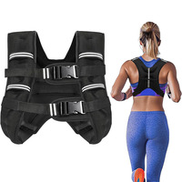 Gilet de sable de fer qualité haute densité course de nuit réfléchissant tactique musculation incassable Offre Spéciale