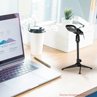 Mini Support de Microphone de Bureau Trépied Portable Pliable avec Pince Réglable