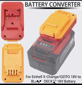 ตัวแปลงแบตเตอรี่สำหรับ eซะนรก X-Cha Nge ozi ถึง18V ถึง BLA CK + Deck Er 18V Li-ion เครื่องมืออะแดปเตอร์แบตเตอรี่ - Product Image 2