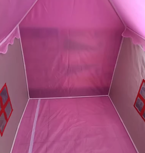 Children Boys Girls Indoor Outdoor Beige Cotton Soft <b>Toys</b> Tent Window Playhouse Princess <b>Castle</b> Kids Teepee 2-4 Years 125cm - Product Image 4