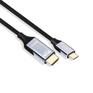 Ultra HD 4K 60Hz Type-C cho <span class=keywords><strong>HDMI</strong></span> <span class=keywords><strong>Adapter</strong></span> USB C HDTV chuyển đổi cho Macbook <span class=keywords><strong>iPhone</strong></span> 15 âm thanh video cáp cho máy tính DVD người chơi - Product Image 2