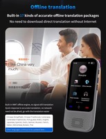 Dispositivo Traductor Inteligente S80 PRO con IA y ChatGPT, 138 Idiomas, Traducción Offline y Online por WiFi, para Viajes de Negocios y Uso en la Oficina