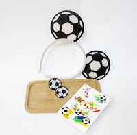 2026 USA-Kanada-Mexiko Fan-Kit - Stirnbänder, Ohrringe, Tattoo-Aufkleber 3-teiliges Set Fußball-Cheerleading & Spieltag-Anfeuerungsartikel