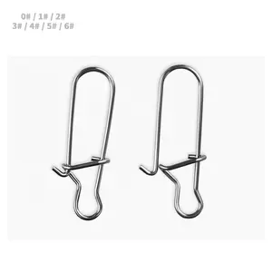 Saltwater Stainless Steel Fishing Accessory 0#-6# 10pcs good nice snap from fishing pins