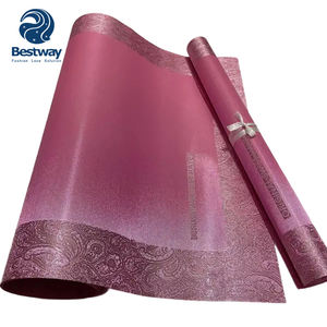 Bestway Nouveauté Design <span class=keywords><strong>Suisse</strong></span> 2 Pièces/Sac Nigerian Heatie Bourgogne Aso-oke Gele Sego Headtie - Product Image 2