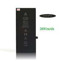 100% Zero Cycle kesehatan li-polymer 2691mAh Double IC baterai isi ulang untuk 8/8 Plus garansi 12 bulan tersedia