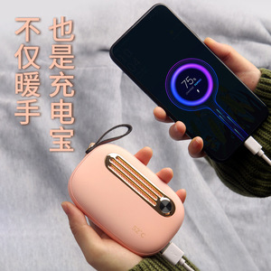 Calentador de Manos Recargable WMOI TEC 6000mAh con Calefacción de Doble Cara y Función de Banco de Energía para Calor Invernal y Carga - Product Image 1