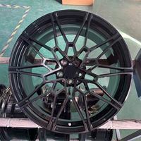 Velg Mobil Penumpang Premium 1-Piece Hitam Deep Dish 18-21 6061-T6 Forged Wheel 5x112 5x120 untuk E90 E91 E92 Seri 3 4 5 6 G20 G21