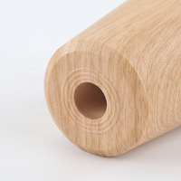 Pieds de meubles en plastique couleur unie et imitation bois, pieds de remplacement coniques avec vis pour canapé et table