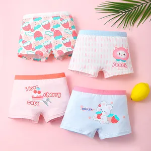 Little Girls #39 Cotton Underwear Kids Breathable Panty Briefs Adorable Multi-color Underwear Panties Pants Provided Print