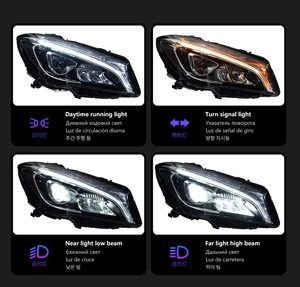 Đèn xe cho Benz W117 đèn pha ống kính máy chiếu cla-class cla180 cla200 chead đèn <span class=keywords><strong>Led</strong></span> Đèn Pha DRL phụ kiện ô tô - Product Image 3