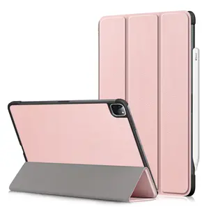 Suporte dobrável Smart Sleep Wake Flip Cover Tablet de couro para Ipad Pro 11 11 polegadas Slim Magnetic Full Protect Cover