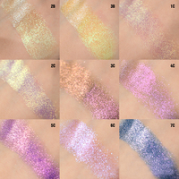 Palette de fards à paupières MLM avec des couleurs chatoyantes hautement pigmentées pour le maquillage quotidien et les soirées, logo personnalisé OEM ODM