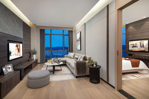 Ensemble de chambre d'hôtel moderne cinq étoiles, directement de l'usine, mobilier en bois professionnel sur mesure pour projets de villas de luxe - Product Image 3