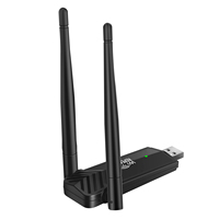Répéteur WiFi USB 300 Mbps 2,4 GHz Portable, Extension de Portée Sans Fil avec Deux Antennes à Gain Élevé, Amplificateur de Signal Longue Portée OEM
