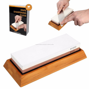 <span class=keywords><strong>Norton</strong></span> china japonés de cuchillo de diamante <span class=keywords><strong>piedra</strong></span> de <span class=keywords><strong>afilar</strong></span> whetstone 1000, 6000 de bambú base cuchillo y guía - Product Image 1