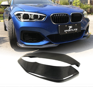 Delantales divisores de aletas delanteras de fibra de carbono para <span class=keywords><strong>BMW</strong></span> F20 <span class=keywords><strong>118i</strong></span> 120i M Sport M135i 2015 <span class=keywords><strong>2018</strong></span> - Product Image 2