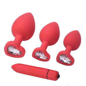 Volwassen Speelgoed <span class=keywords><strong>4</strong></span> Stuks Set Siliconen Custom Logo Vrouwelijke G-Spot Orgasme Multi Color Bullet Vibrator Private Label Anale Butt Plug - Product Image 3
