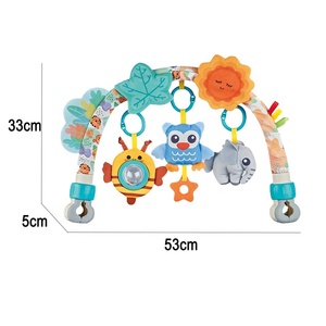 Nouveau bébé dessin animé lit cloche berceau Mobile peluche poussette arc suspendu jouet océan Style animaux bébé confortable jouet - Product Image 5